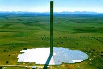 نیروگاه حرارتی دودکش خورشیدی